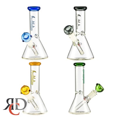 WATER PIPE BEAKER WITH STOPPER BLACK 1CT